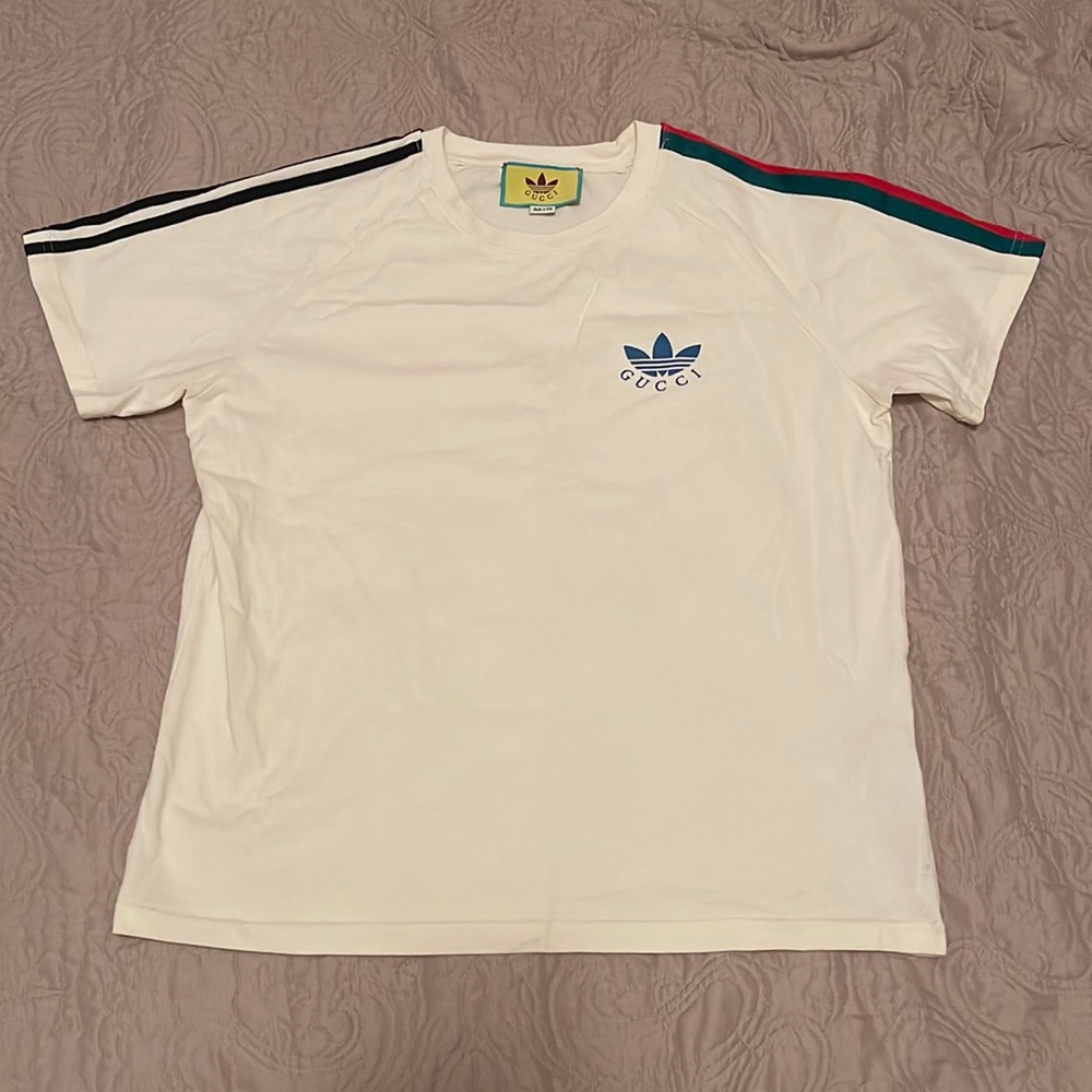 COPY - Gucci x adidas Trefoil Print T-Shirt